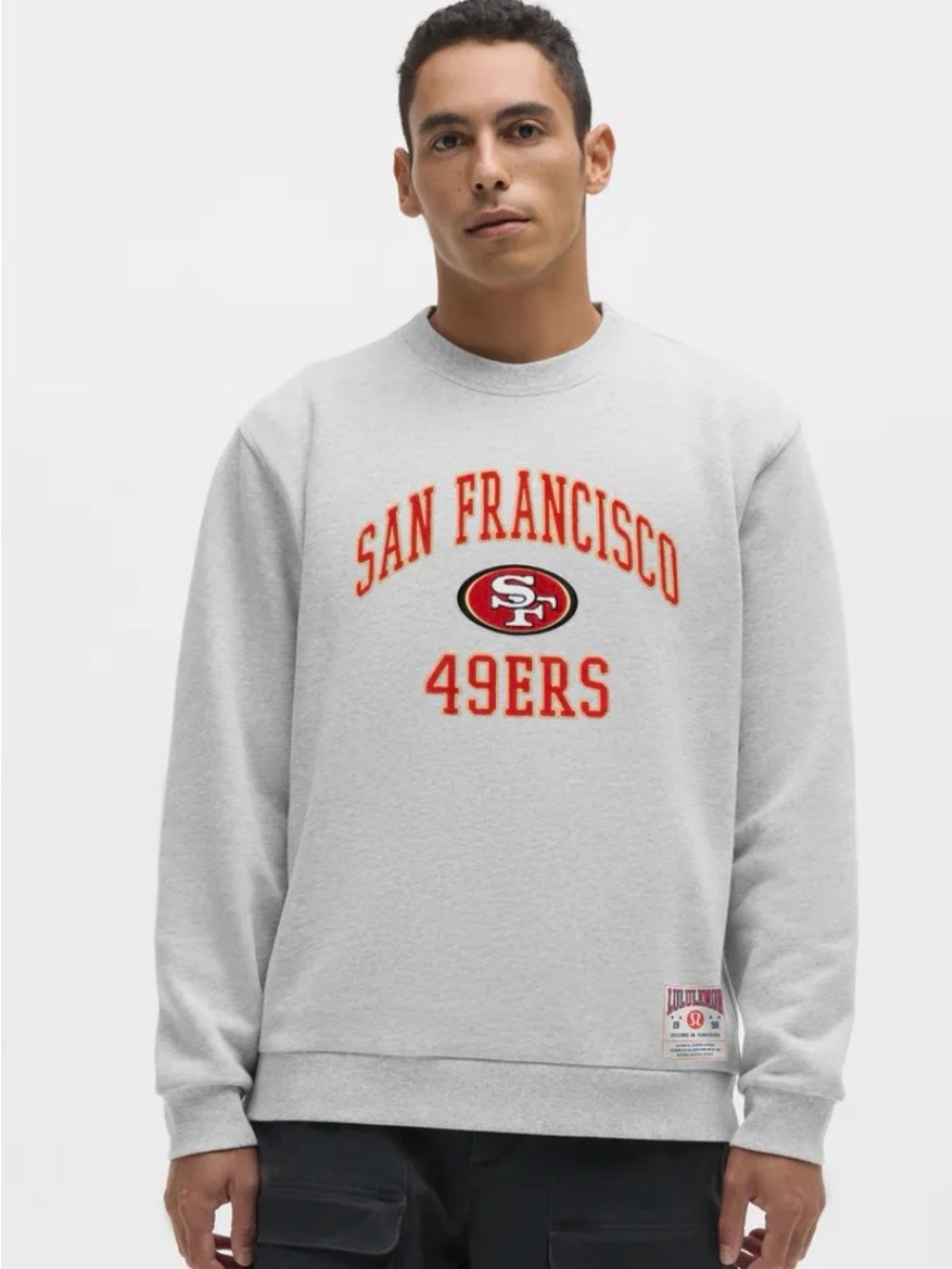 Men's San Francisco 49ers lululemon Steady State Sweatshirt Size Medium